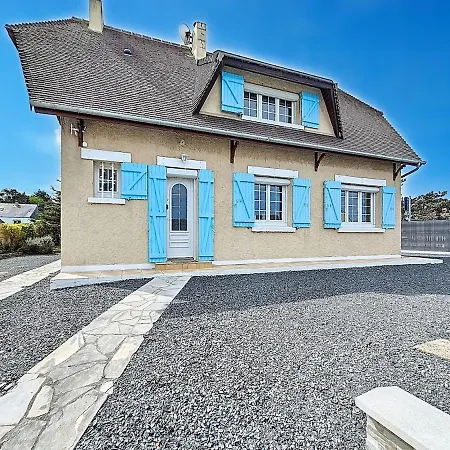 Les Volets Bleus-Charmante Maison Entierement Equipee Face A La Mer Pour 2 A 6 Personnes Bernieres-sur-Mer Exterior photo